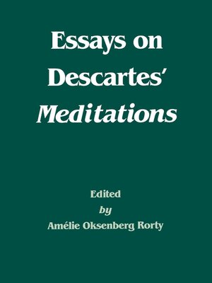 cover image of Essays on Descartes' Meditations